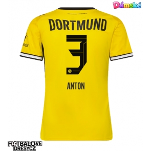 Borussia Dortmund Waldemar Anton #3 Dámské Domácí Dres 2026-27 Krátký Rukáv